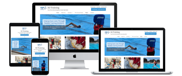 SGTraining Website Design